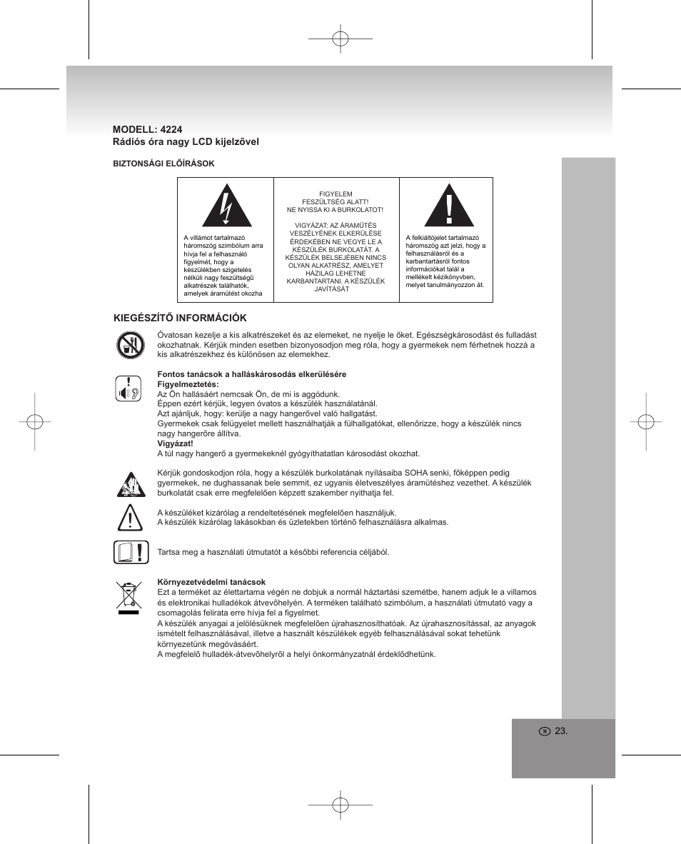 Elta 4224 User Manual | Page 23 / 100