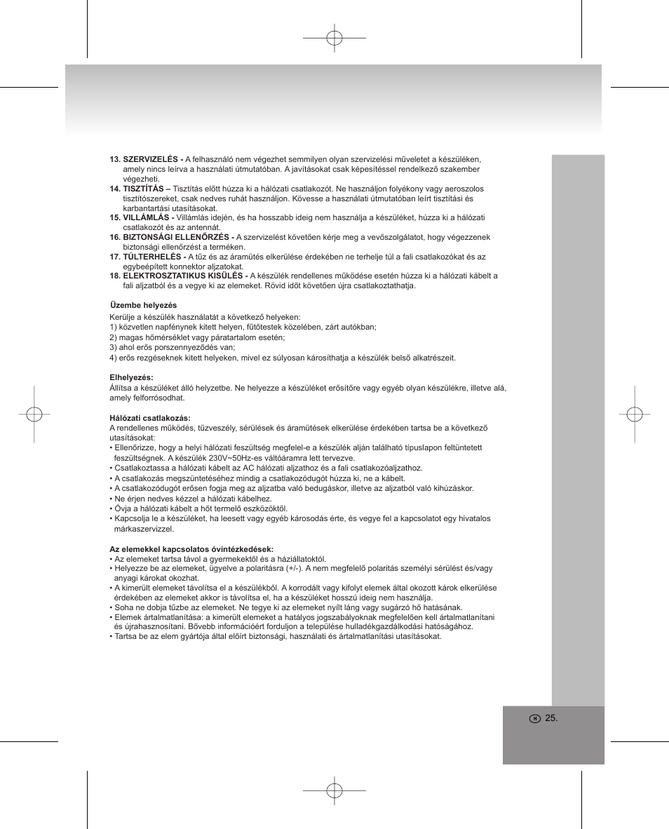 Elta 4224 User Manual | Page 25 / 100