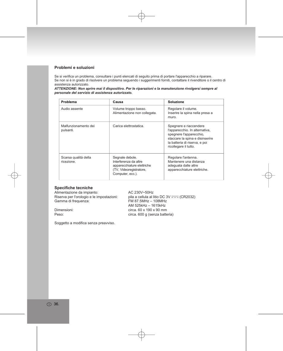 Elta 4224 User Manual | Page 36 / 100