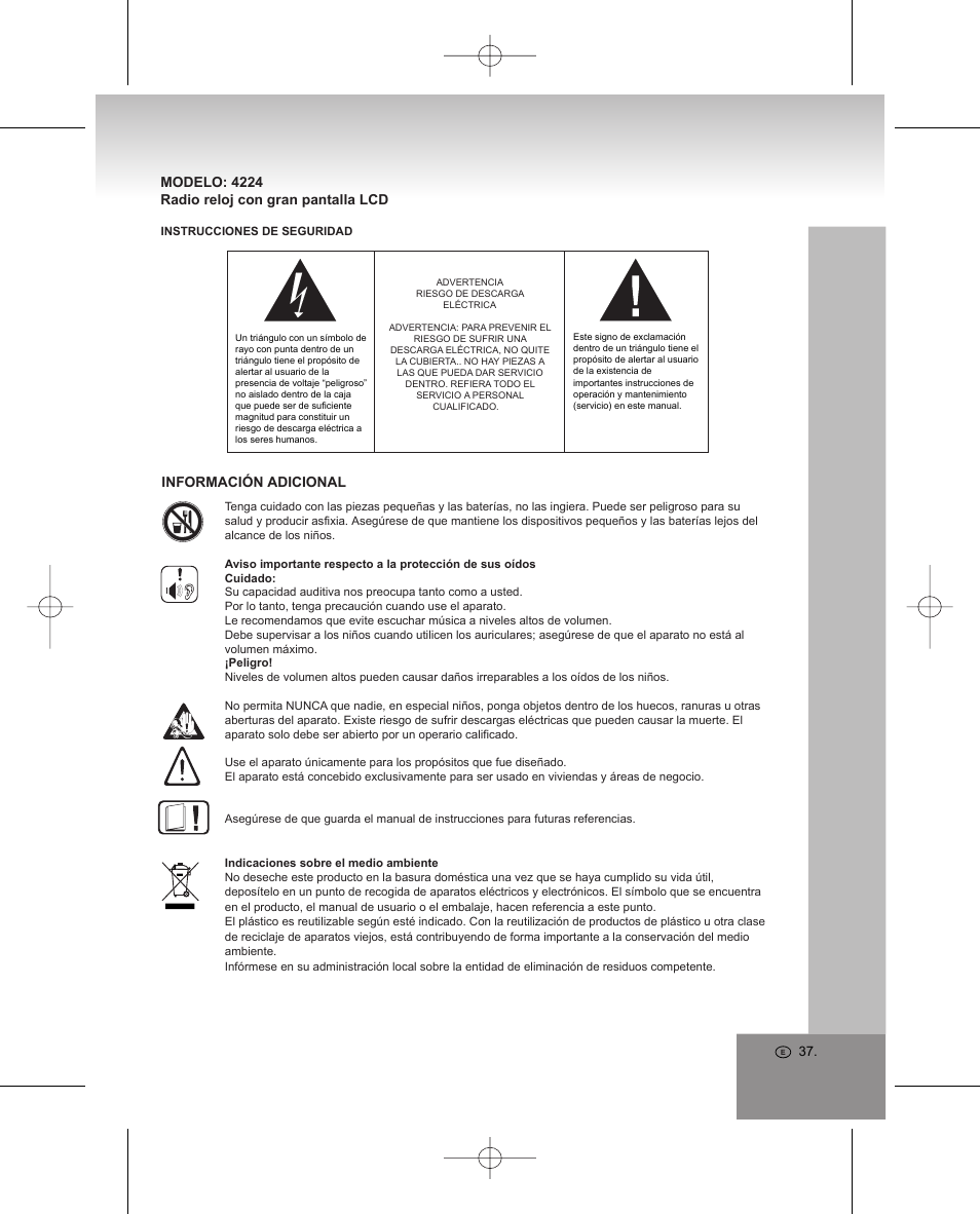 Elta 4224 User Manual | Page 37 / 100