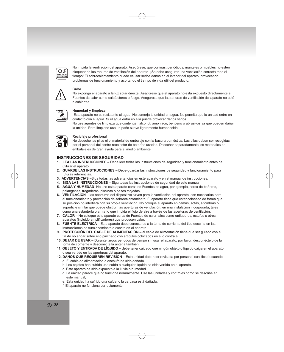 Elta 4224 User Manual | Page 38 / 100