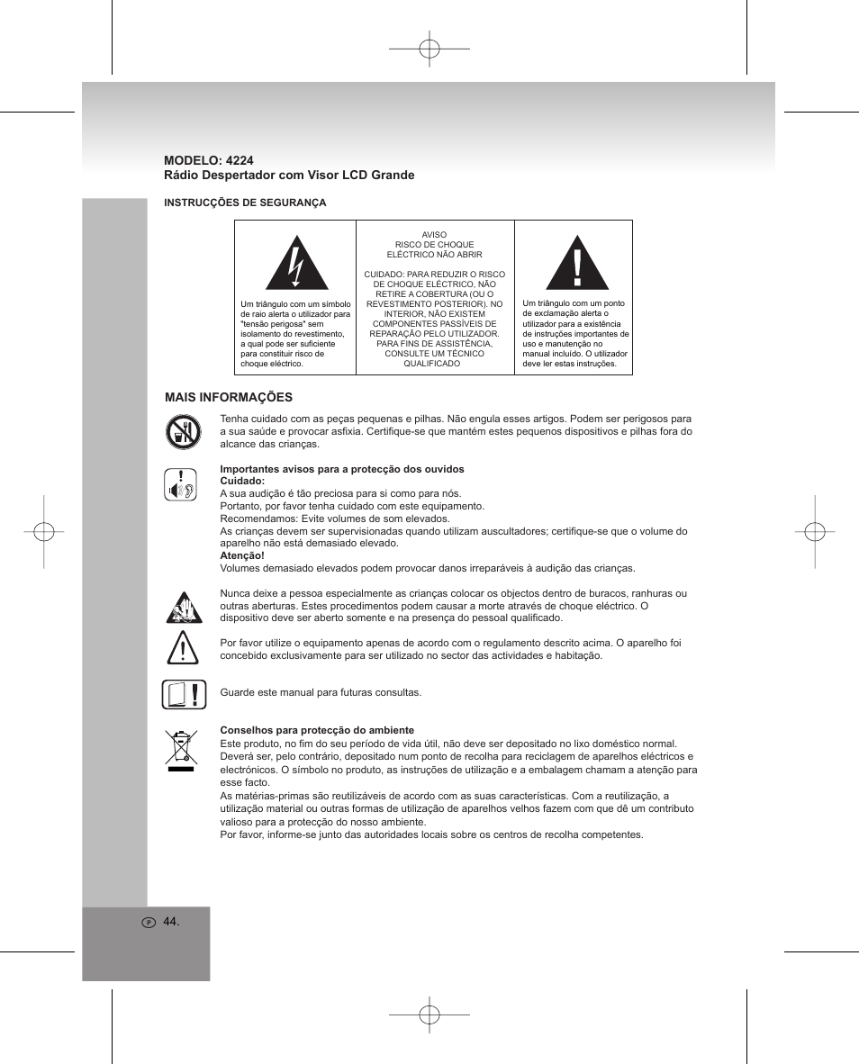 Elta 4224 User Manual | Page 44 / 100