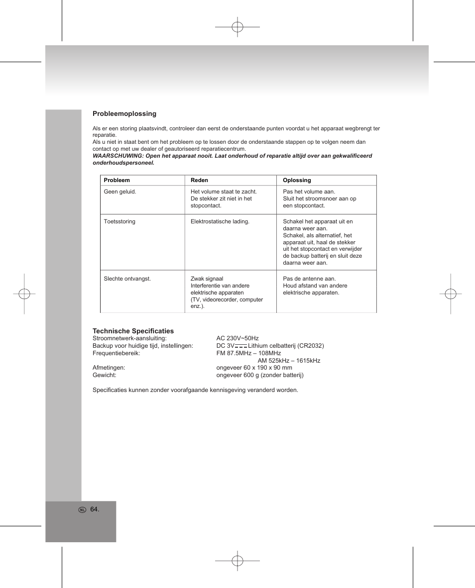 Elta 4224 User Manual | Page 64 / 100