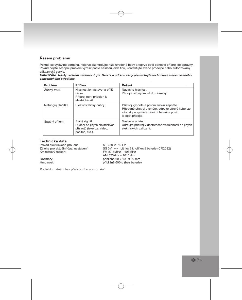 Elta 4224 User Manual | Page 71 / 100