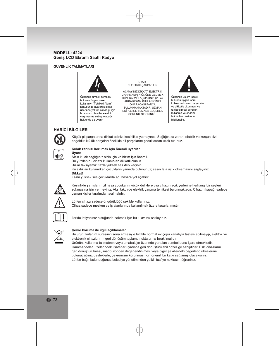 Elta 4224 User Manual | Page 72 / 100