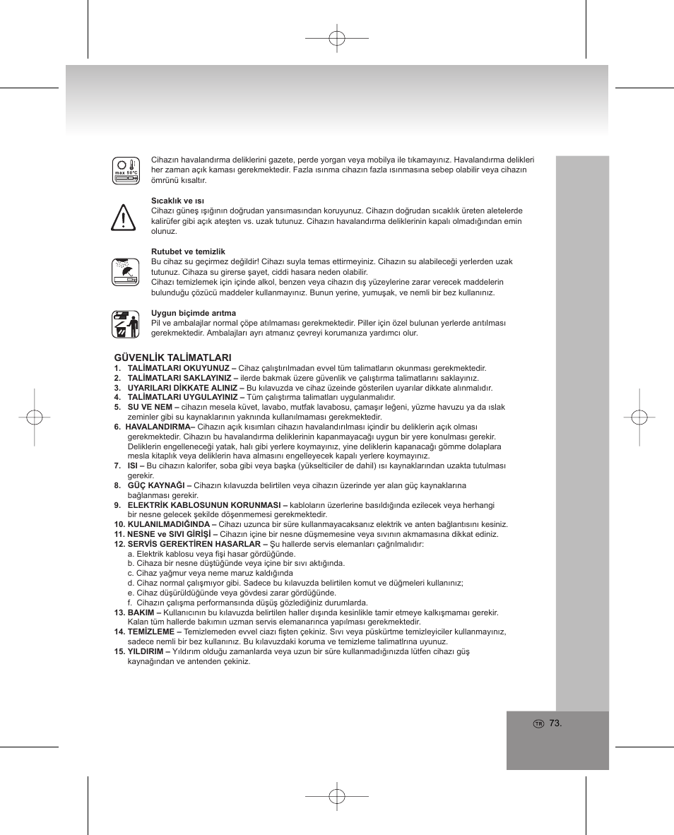 Elta 4224 User Manual | Page 73 / 100