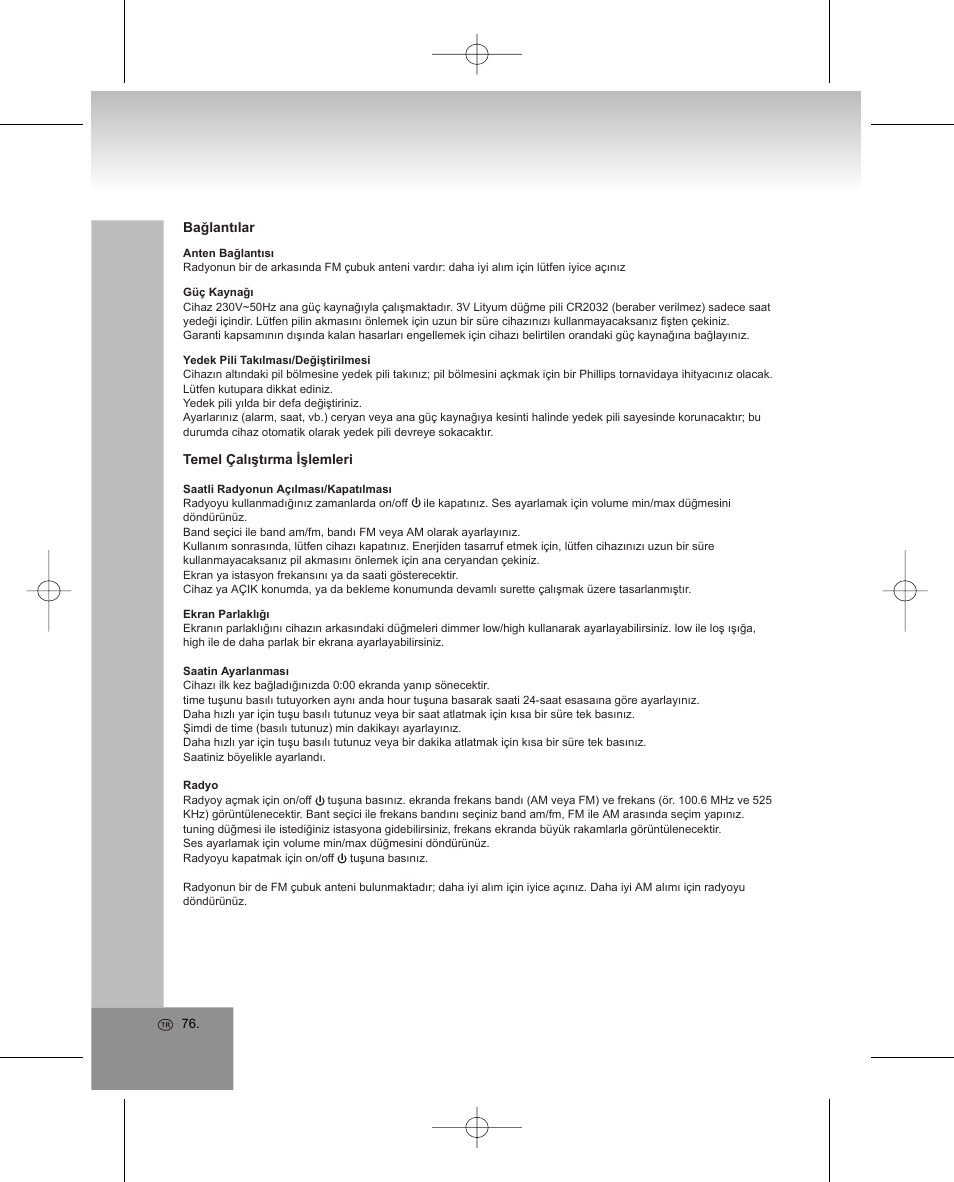 Elta 4224 User Manual | Page 76 / 100