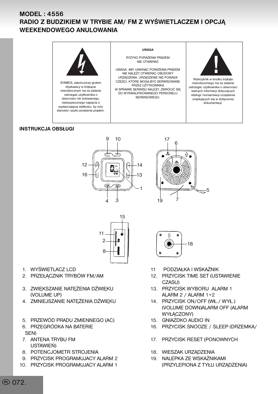 Elta 4556 User Manual | Page 72 / 112