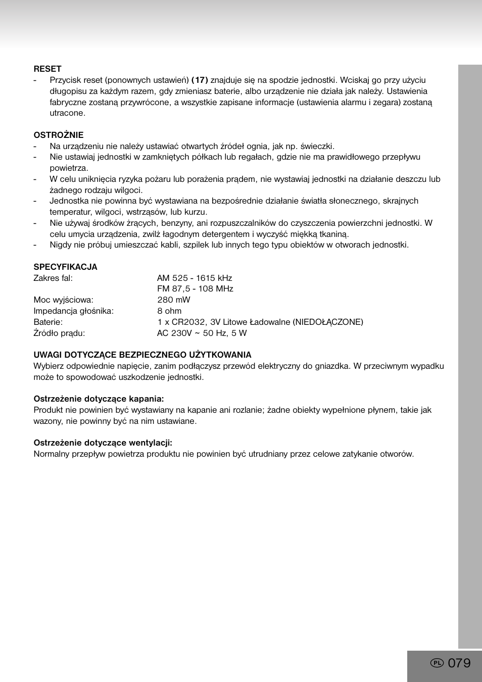 Elta 4556 User Manual | Page 79 / 112
