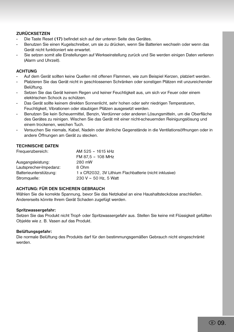 Elta 4556 User Manual | Page 9 / 112