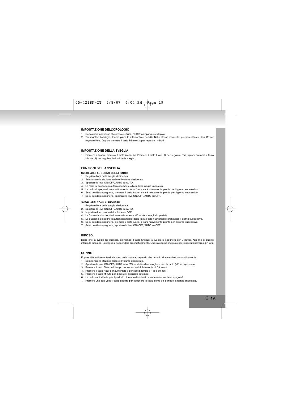 Elta 4218N1 User Manual | Page 19 / 46