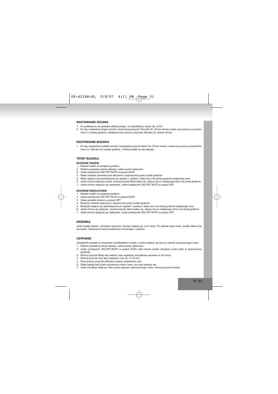 Elta 4218N1 User Manual | Page 31 / 46