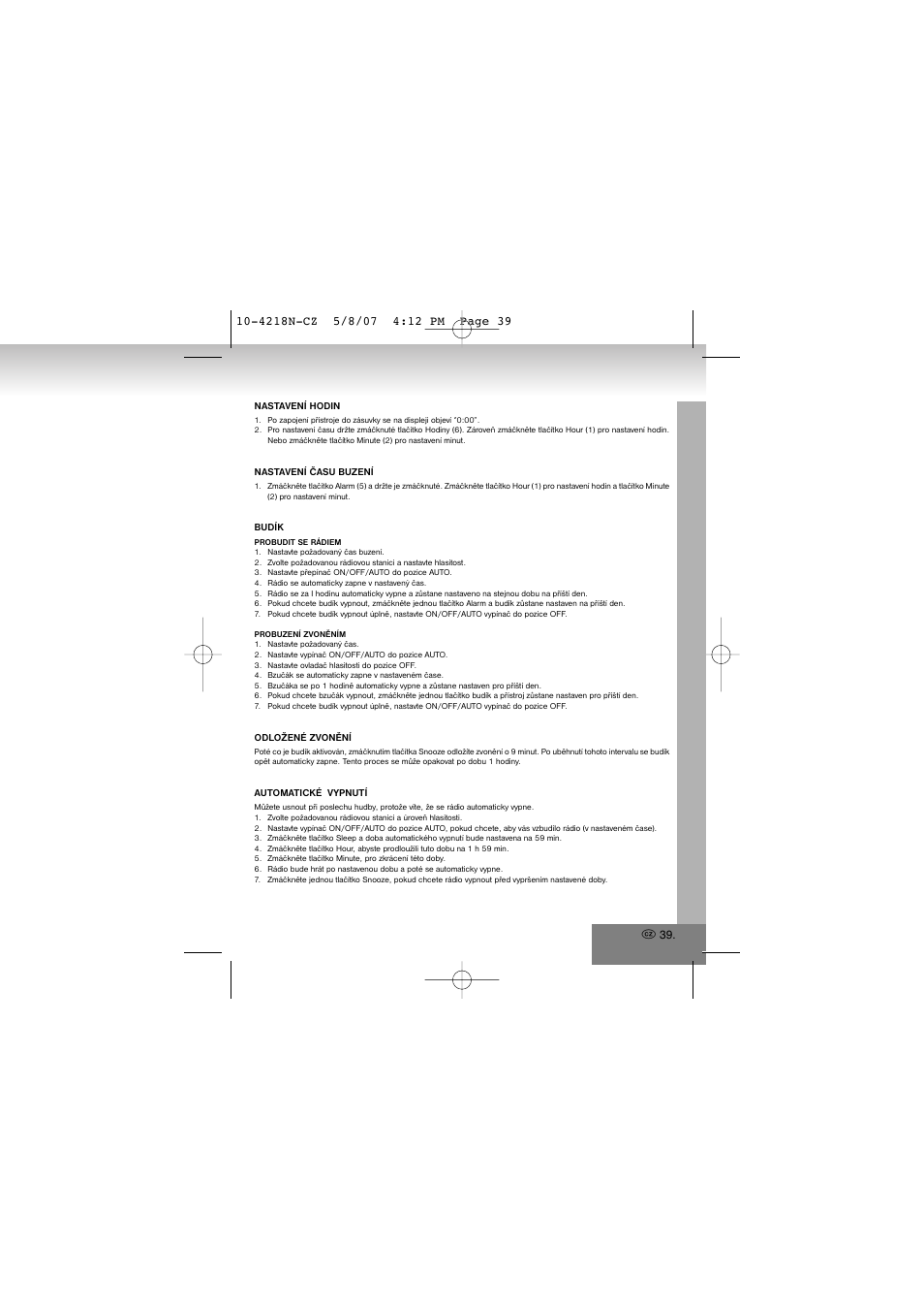 Elta 4218N1 User Manual | Page 39 / 46