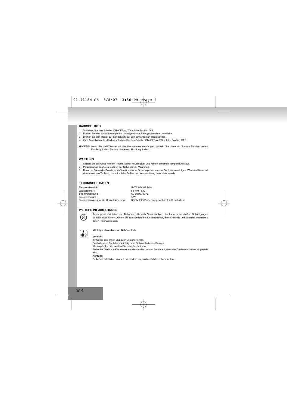 Elta 4218N1 User Manual | Page 4 / 46