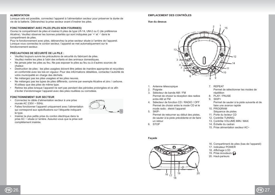 Elta_6688_im p026,27_fr.pdf | Elta 6688 User Manual | Page 14 / 71