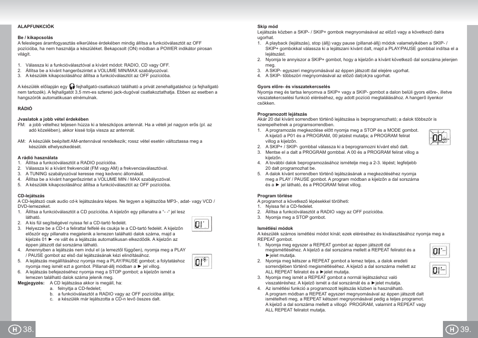 Elta_6688_im p038,39_h.pdf | Elta 6688 User Manual | Page 20 / 71