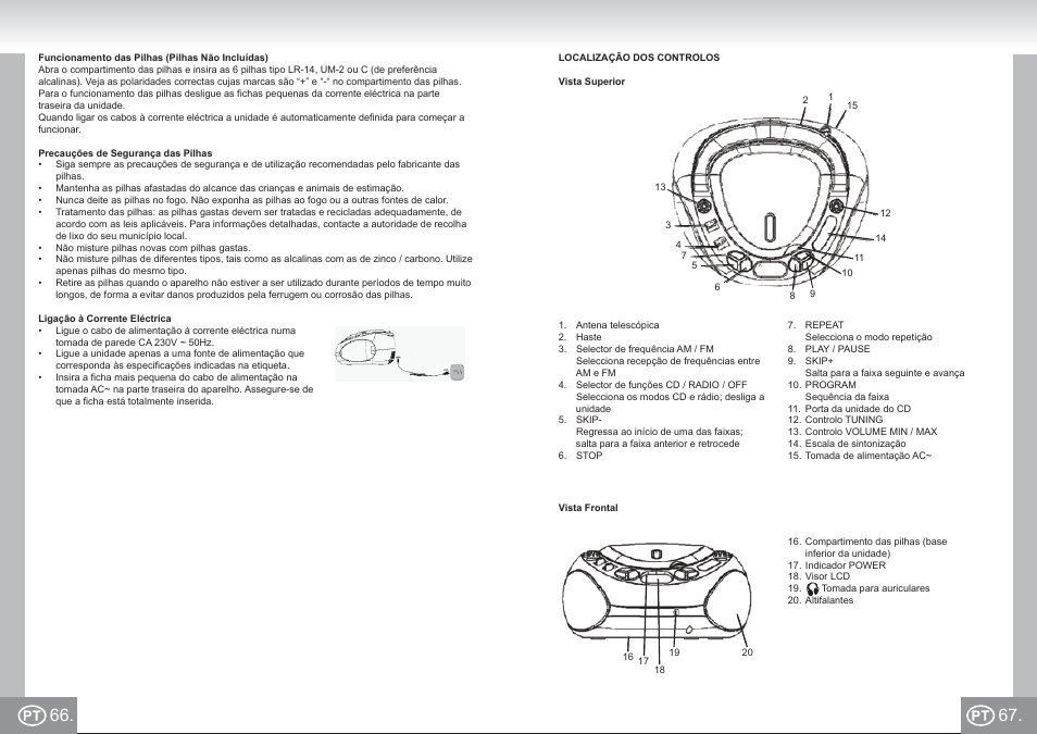 Elta_6688_im p066,67_pt.pdf | Elta 6688 User Manual | Page 34 / 71