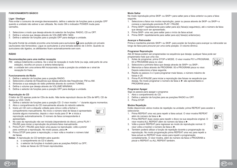 Elta_6688_im p068,69_pt.pdf | Elta 6688 User Manual | Page 35 / 71