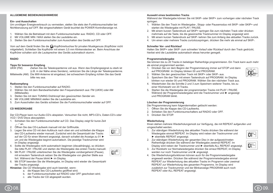 Elta_6688_im p008,09_d .pdf | Elta 6688 User Manual | Page 5 / 71