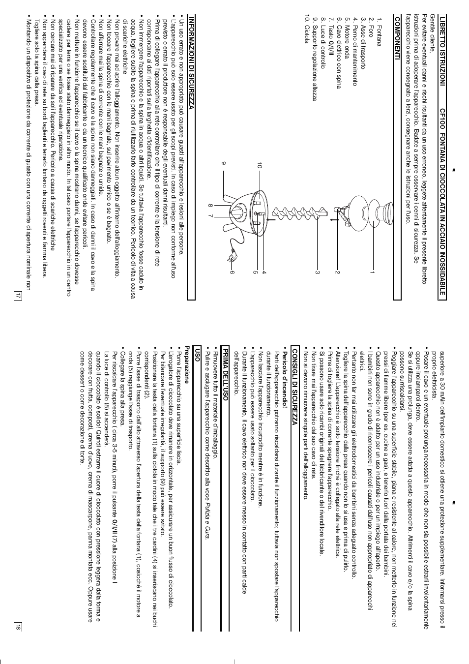 Elta CF100 User Manual | Page 10 / 23