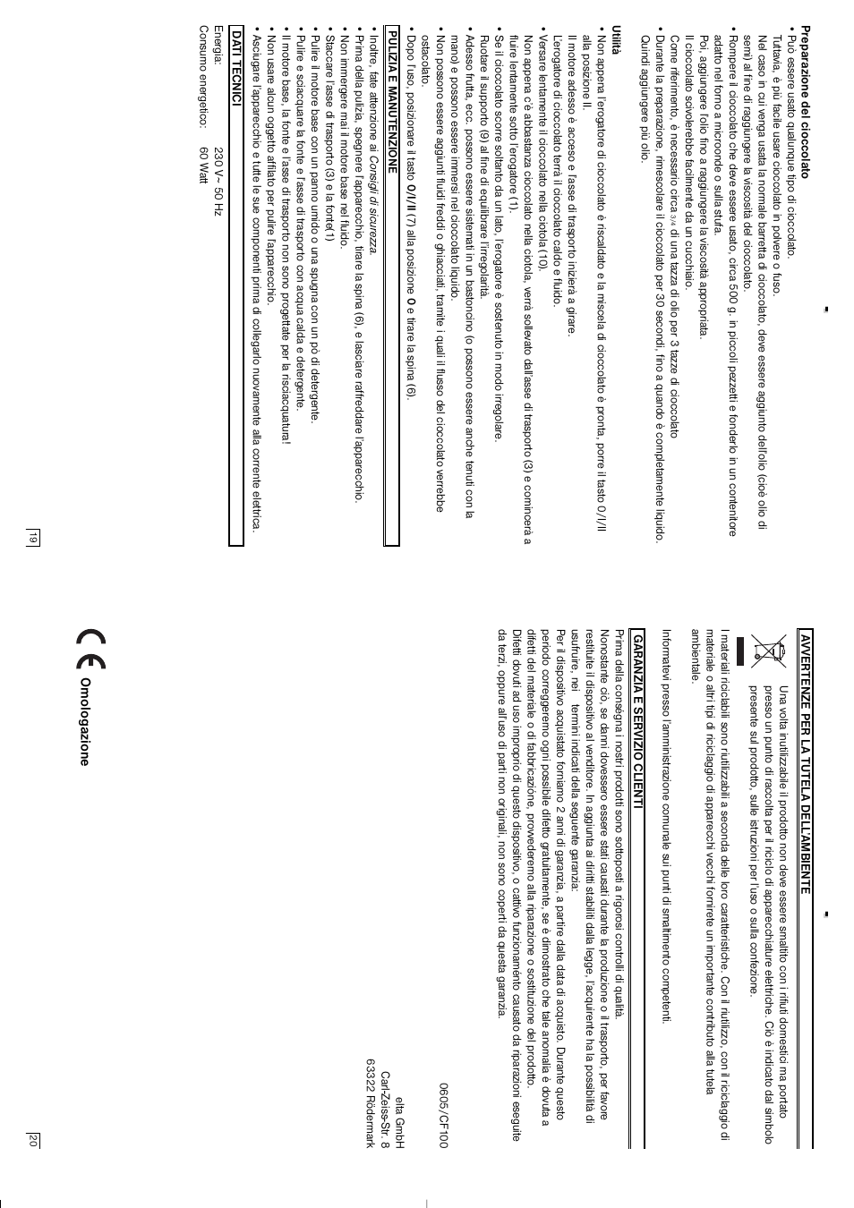 Elta CF100 User Manual | Page 11 / 23