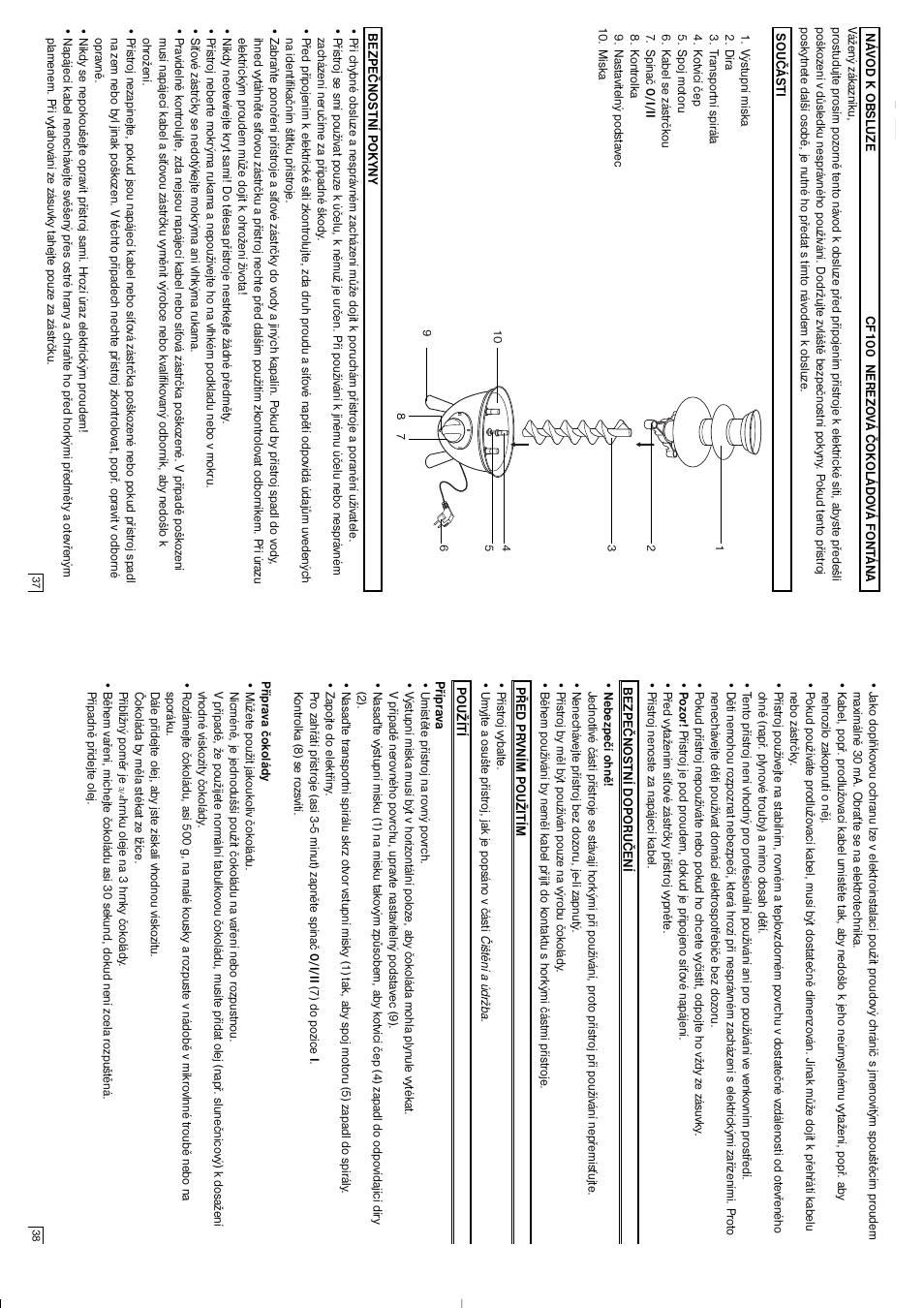 Elta CF100 User Manual | Page 20 / 23