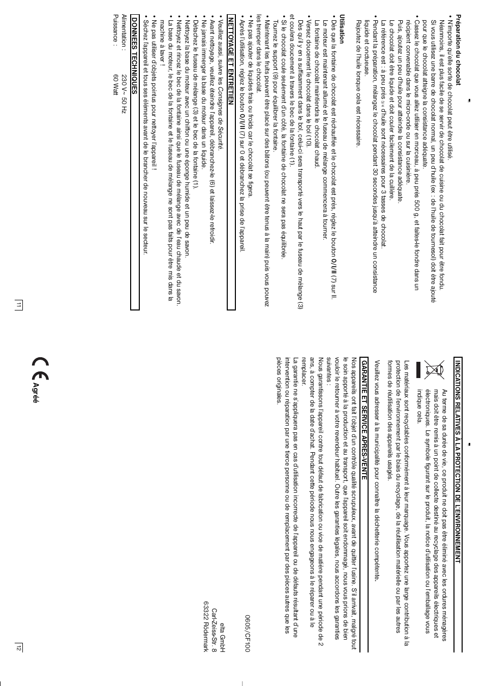 Elta CF100 User Manual | Page 7 / 23