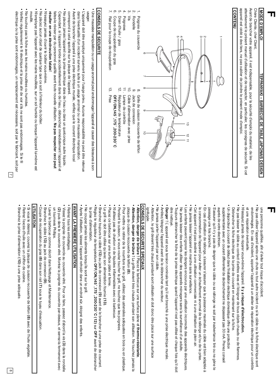 Elta Table Top Grill User Manual | Page 5 / 16