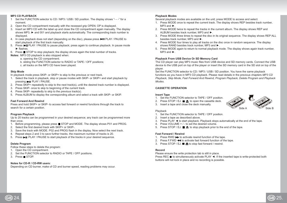 Elta 6733_im p024,25_gb.pdf | Elta 6733 User Manual | Page 13 / 99