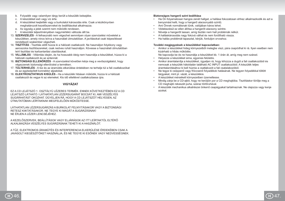 Elta 6733_im p046,47_h.pdf | Elta 6733 User Manual | Page 24 / 99