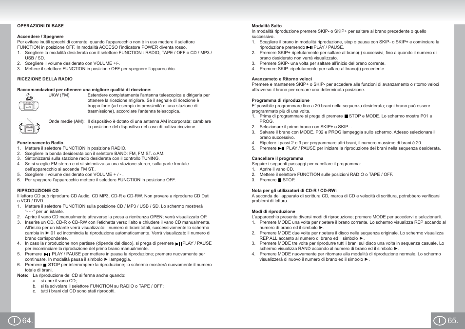 Elta 6733_im p064,65_i.pdf | Elta 6733 User Manual | Page 33 / 99