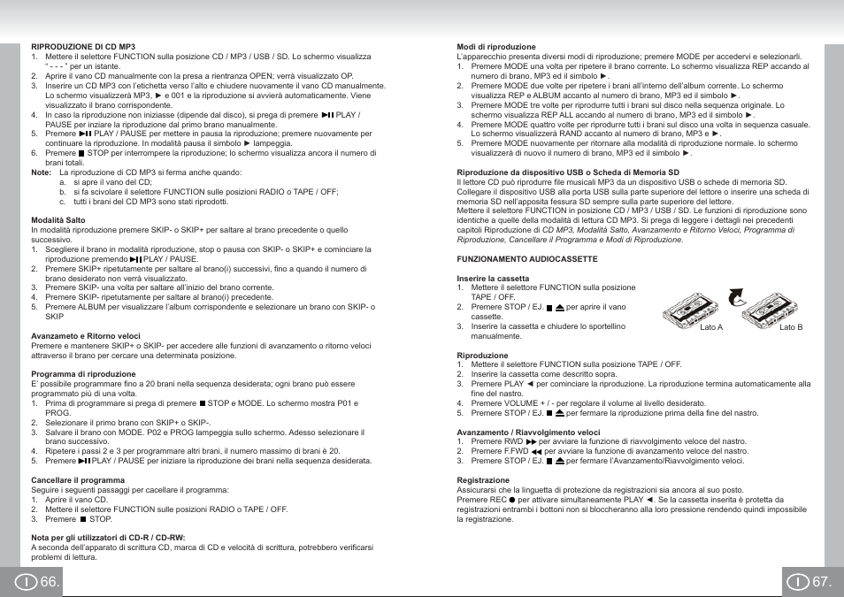 Elta 6733_im p066,67_i.pdf | Elta 6733 User Manual | Page 34 / 99