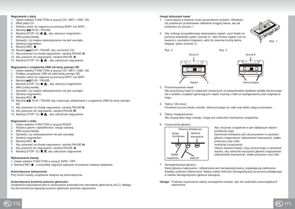 Elta 6733_im p110,111_pl.pdf | Elta 6733 User Manual | Page 56 / 99