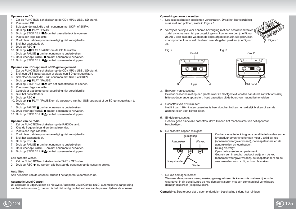 Elta 6733_im p124,125_nl.pdf | Elta 6733 User Manual | Page 63 / 99