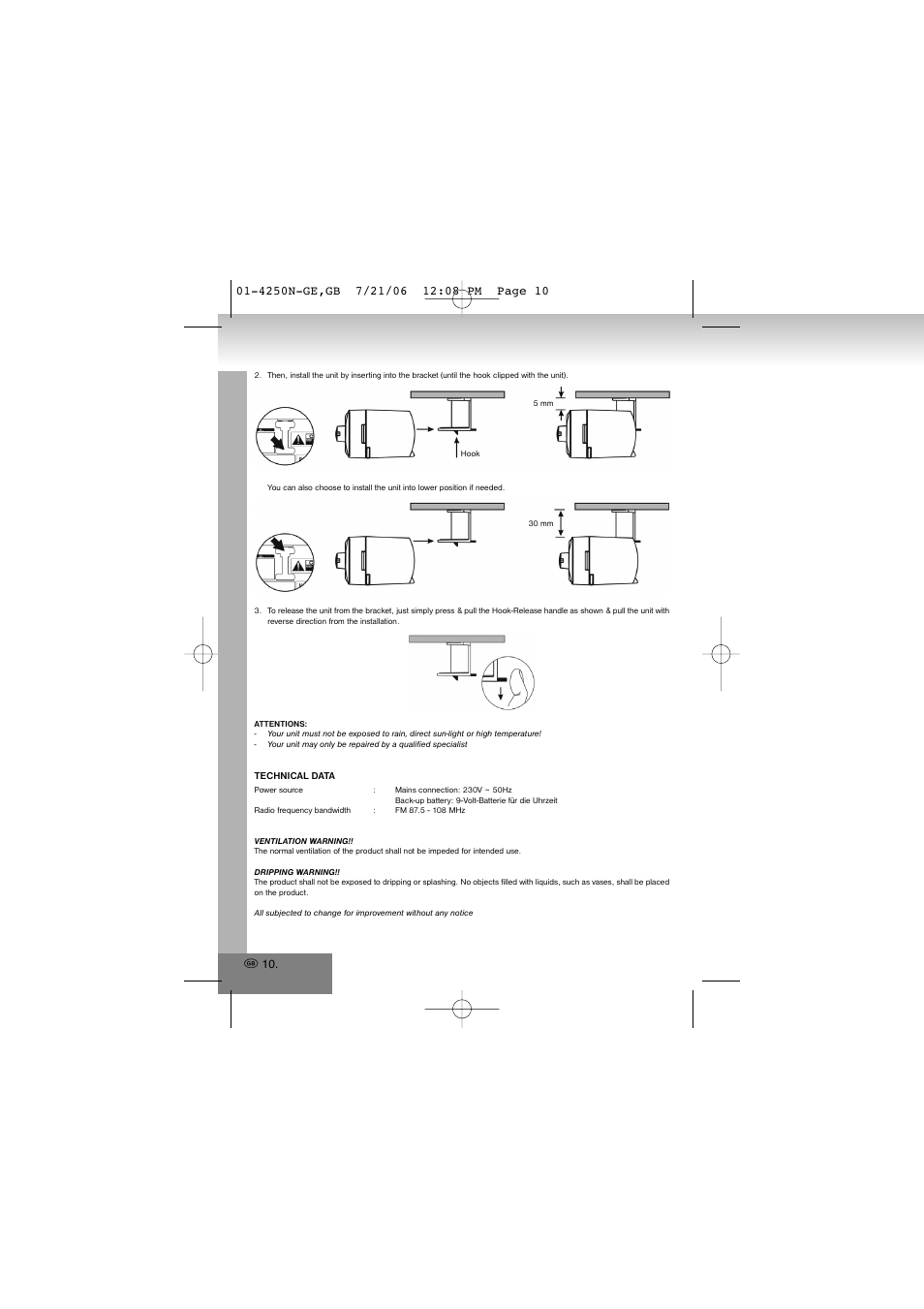 Elta 4250N User Manual | Page 10 / 57