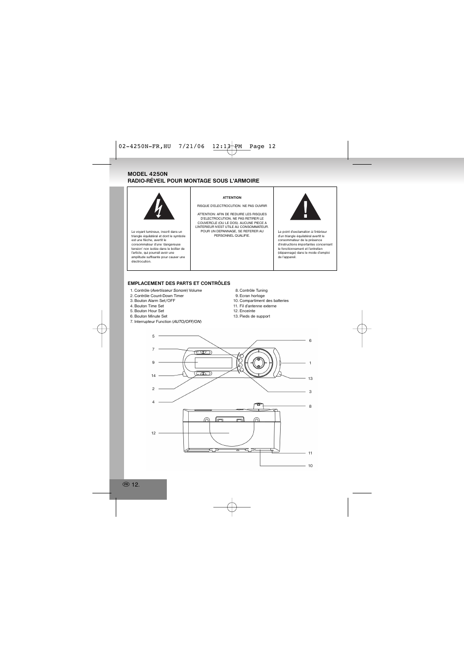 4250n.pdf | Elta 4250N User Manual | Page 12 / 57
