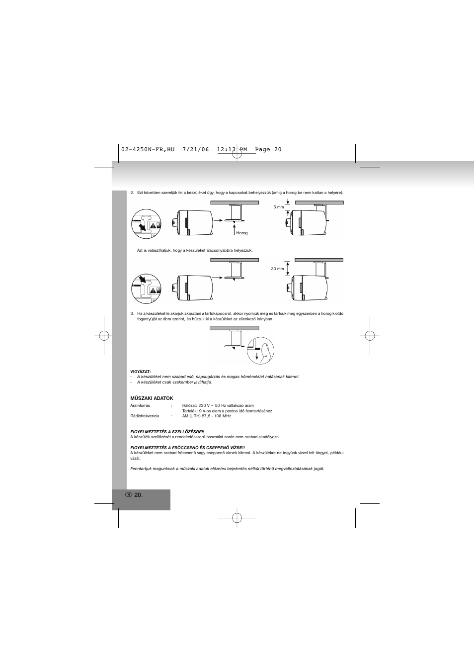 Elta 4250N User Manual | Page 20 / 57