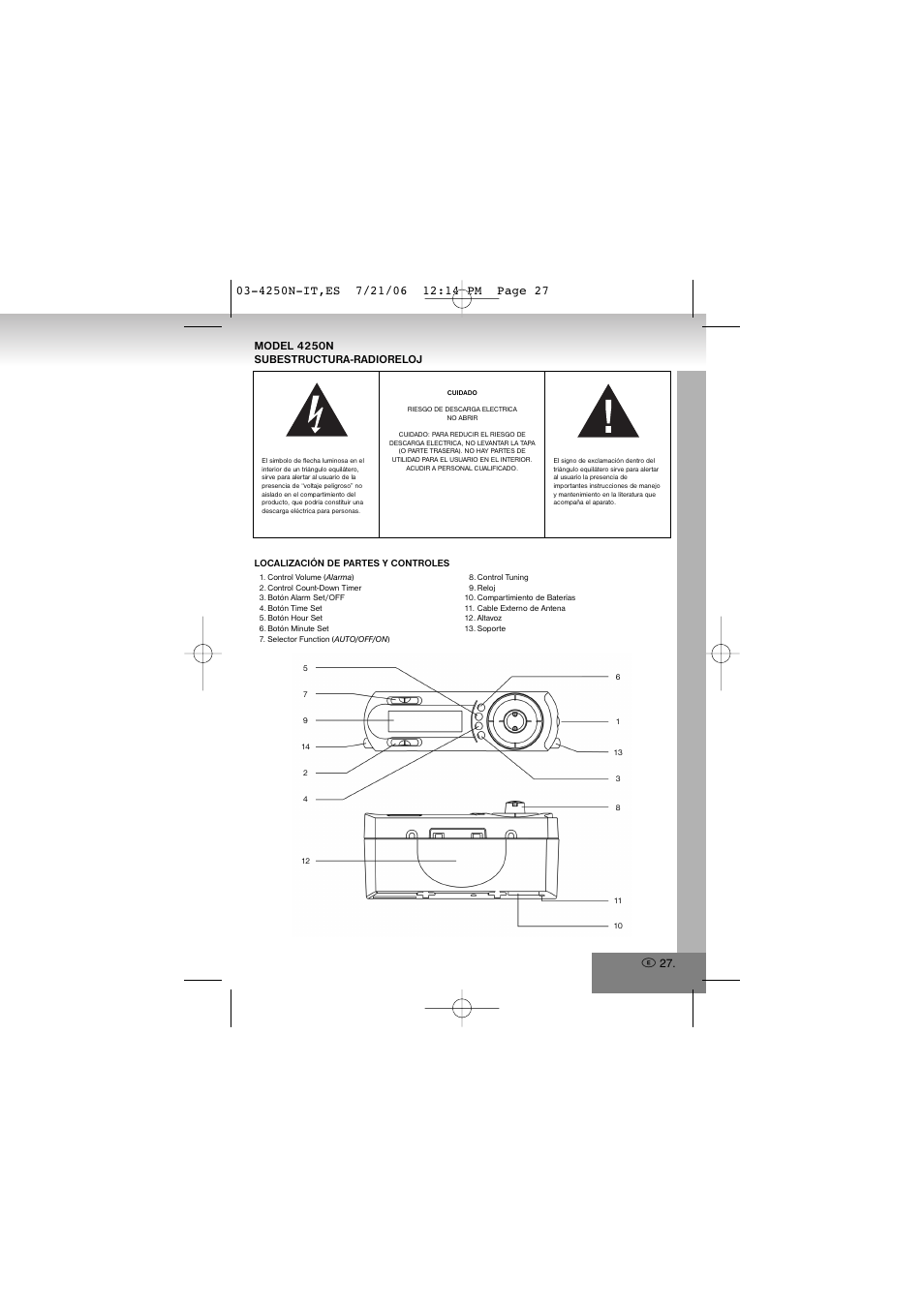 Elta 4250N User Manual | Page 27 / 57