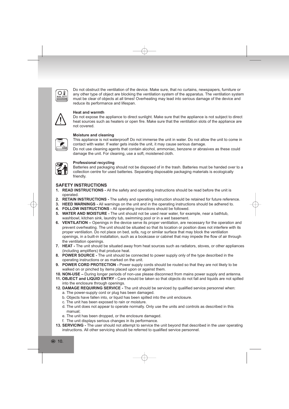 Elta 4569 User Manual | Page 10 / 100