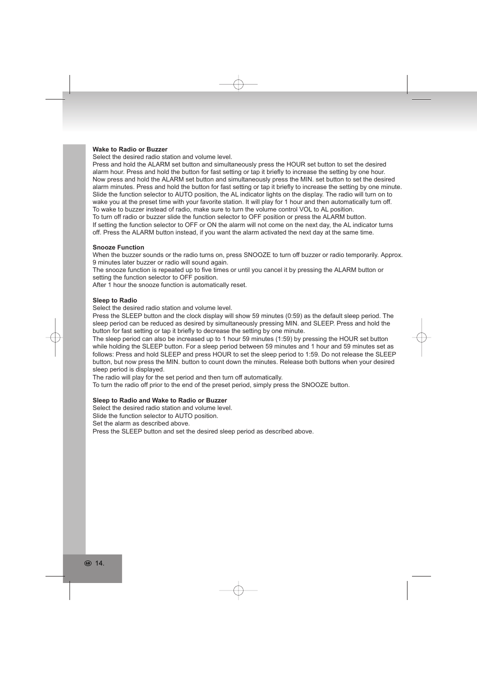 Elta 4569 User Manual | Page 14 / 100