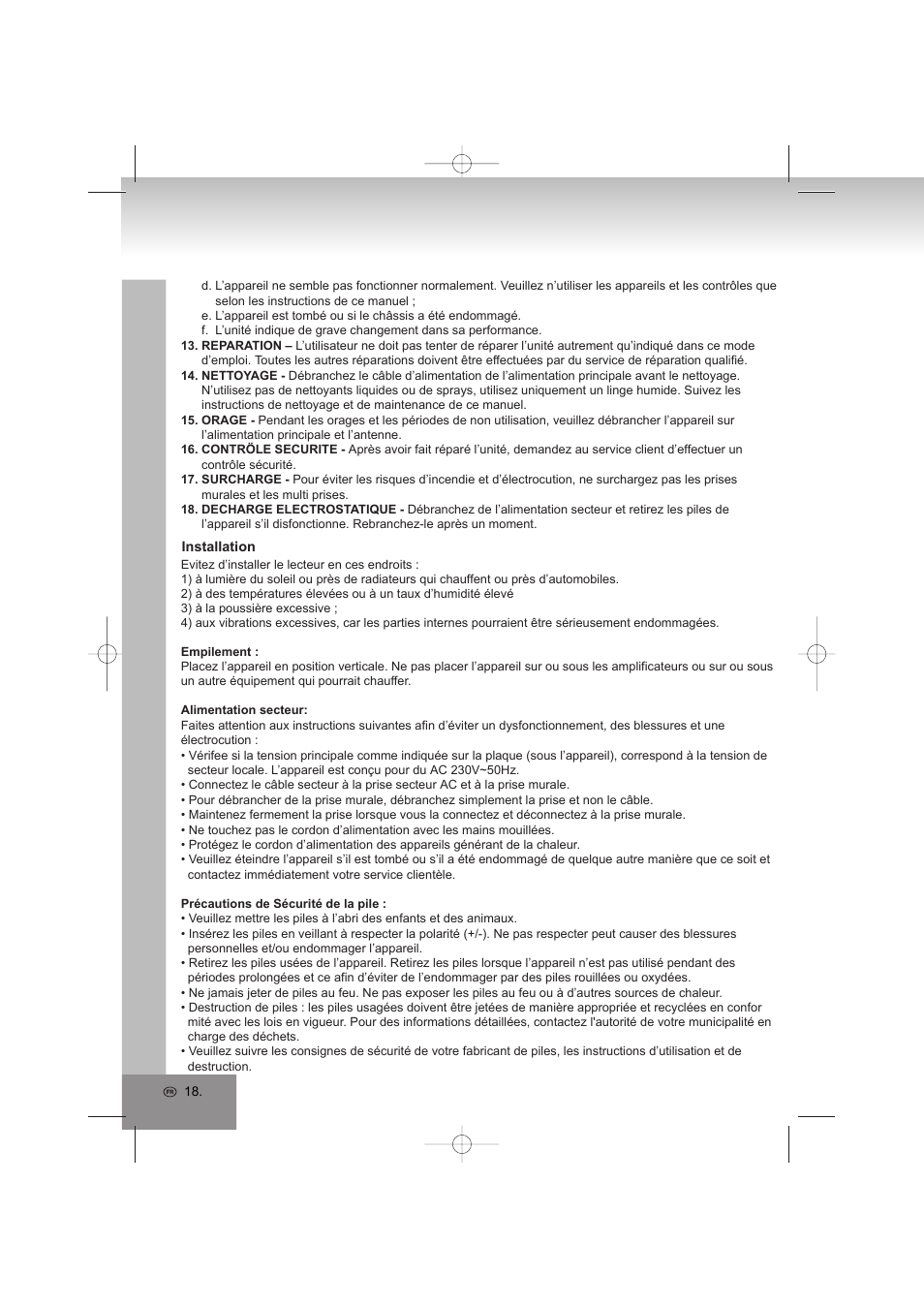 Elta 4569 User Manual | Page 18 / 100