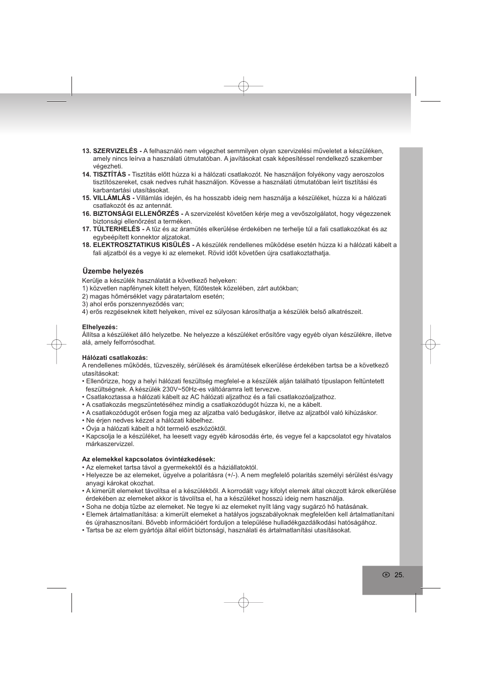 Elta 4569 User Manual | Page 25 / 100
