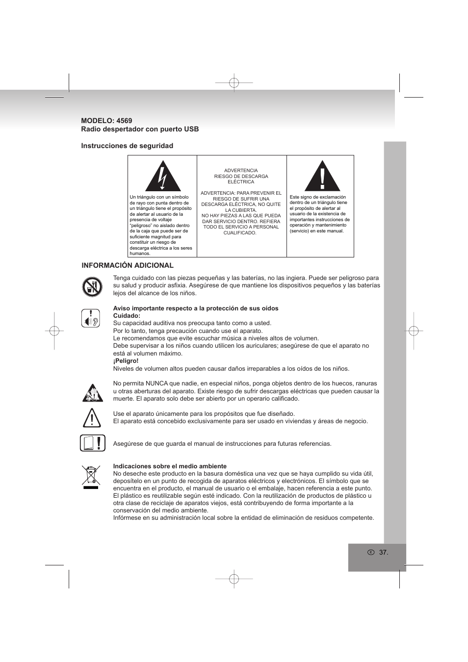 Elta 4569 User Manual | Page 37 / 100