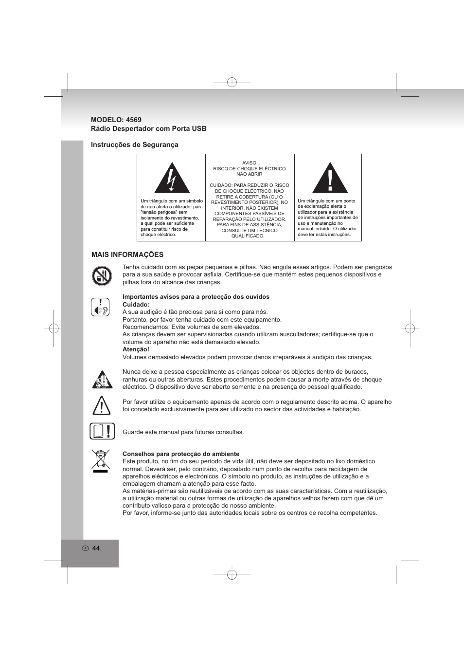 Elta 4569 User Manual | Page 44 / 100