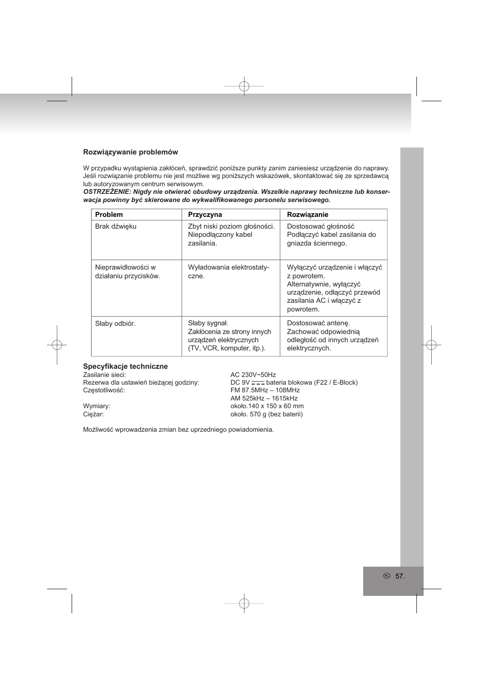 Elta 4569 User Manual | Page 57 / 100
