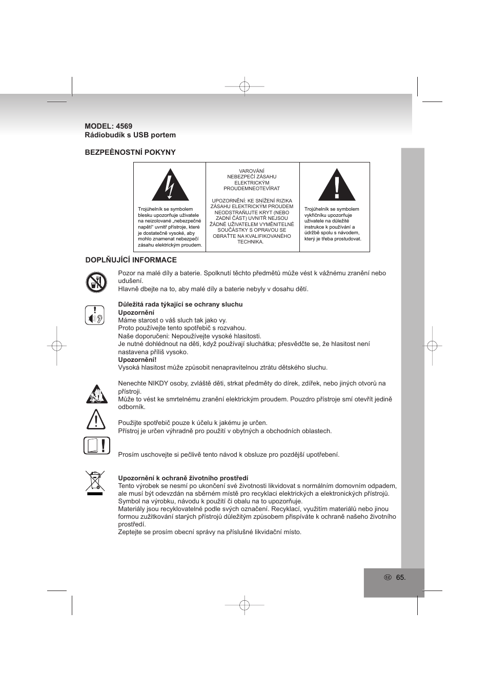 Elta 4569 User Manual | Page 65 / 100
