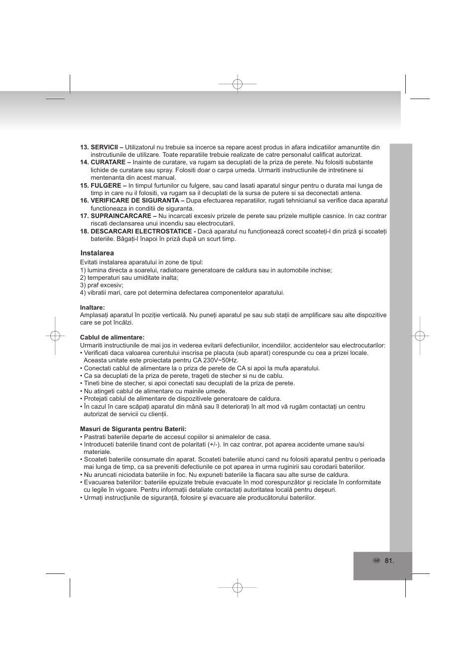 Elta 4569 User Manual | Page 81 / 100