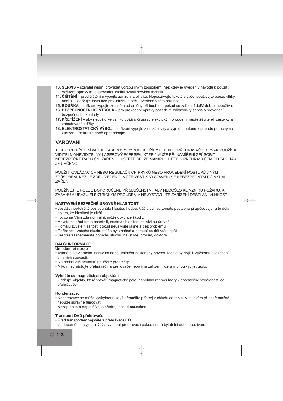 Elta 2322USB User Manual | Page 112 / 170