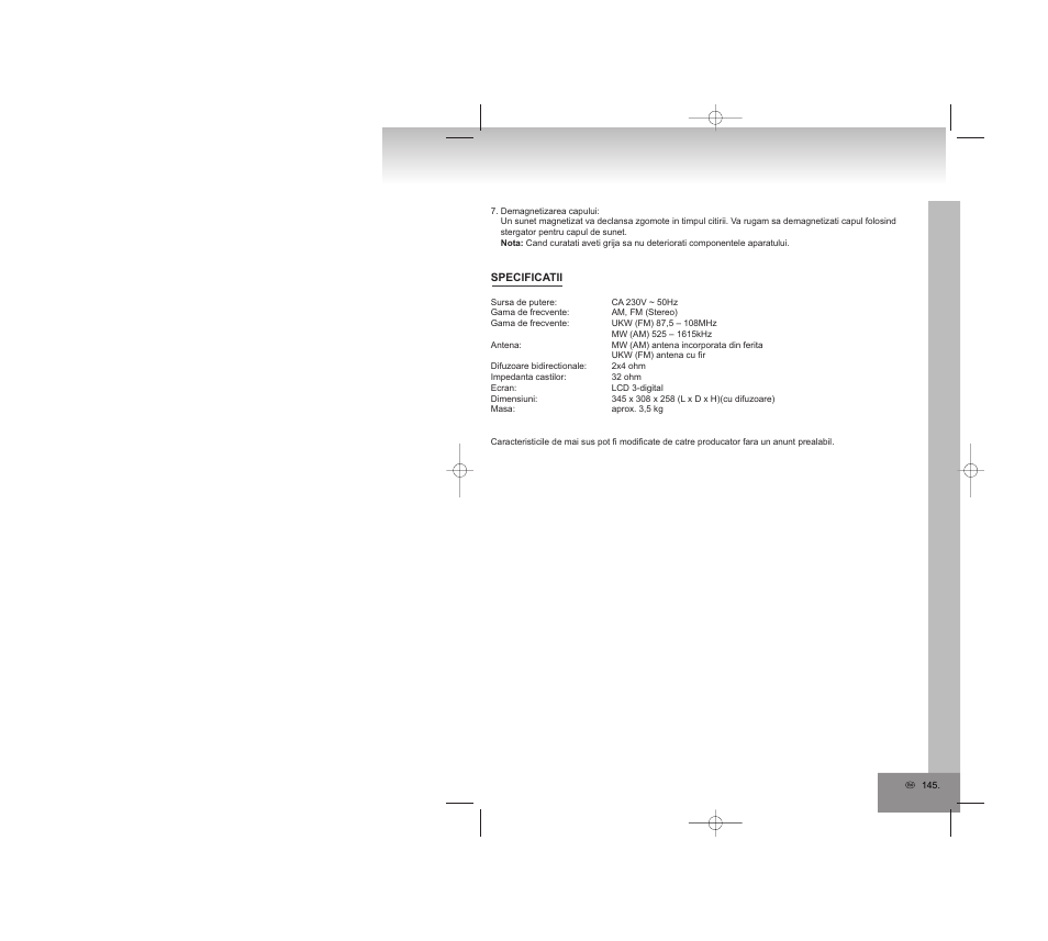 Elta 2322USB User Manual | Page 145 / 170