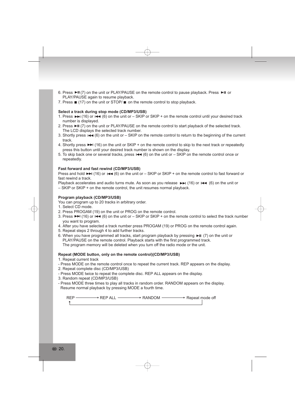 Elta 2322USB User Manual | Page 20 / 170